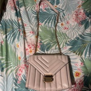 Michael Kors Pink Quilted Crossbody